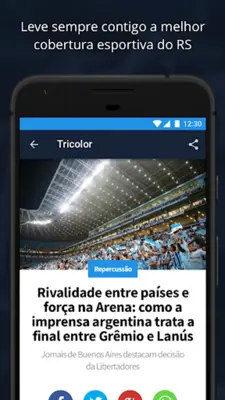 Tricolor GaúchaZH android App screenshot 3